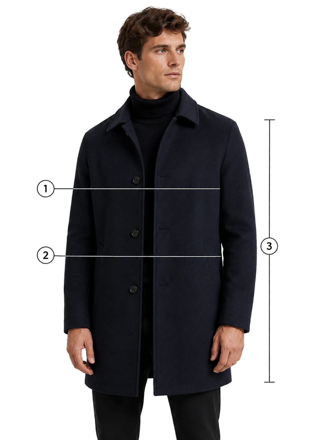 Men's Outerwear size guide